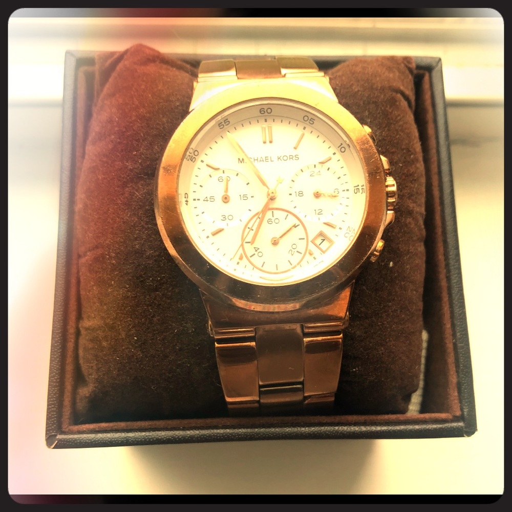 Rose gold Michael Kors watch!